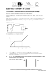 ELECTRIC CURRENT IN GASES