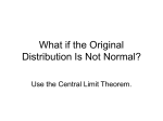What if the Original Distribution Is Not Normal? - Milan C-2