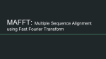 MAFFT: Multiple Sequence Alignment using Fast Fourier Transform