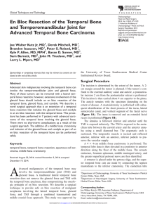 En Bloc Resection of the Temporal Bone and Temporomandibular