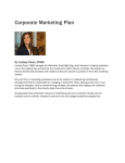 Corporate Marketing Plan Template