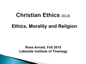 Lecture notes in PPT - Lakeside Institute of Theology