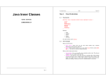 Java Inner Classes