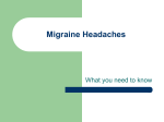Migraine Headaches - faculty at Chemeketa