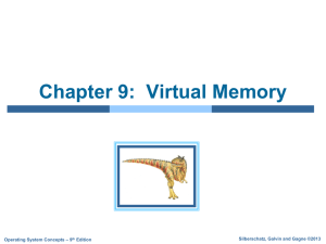 Chapter 9: Virtual Memory