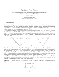 Topological Field Theories