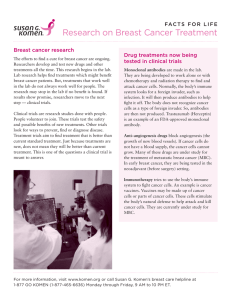 Research on Breast Cancer Treatment