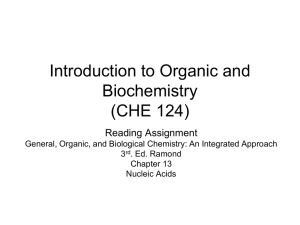 Biochemistry I (CHE 418 / 5418)