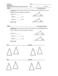 Guided Notes - Proving Triangle Congruence with ASA and AAS