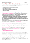 A. Sex Chromosomal Mechanisms (Heterogamesis)