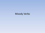 Moody Verbs