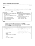 Standard 4-2 – Organisms and Their Environment Notes Many