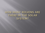 How Many Regions Are There In The Solar System?
