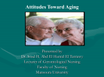 Attitudes toward aging