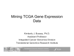 Mining TCGA Gene Expression Data