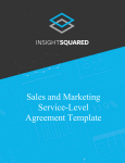 Sales and Marketing Service-Level Agreement Template Goals and