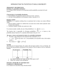 probability distributions