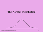 Introduction to the normal distribution