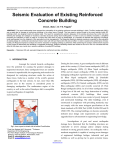 Seismic Evaluation of Existing Reinforced Concrete Building