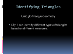 Target 7 Identifying triangles