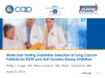 Molecular Testing Guideline Selection of Lung Cancer