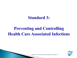 Standard 3 Infection Control PP