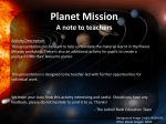 Planet Mission consolidation