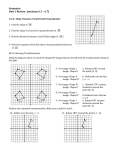 Geometry Unit 1 Review (sections 6.1 – 6.7)