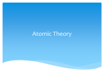 Atomic Theory