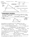 Midsegment Thm paragraph proof