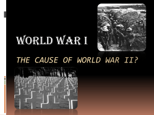 World War 1 - WordPress.com