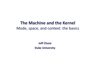 Kernel - Duke University