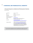 in medicinal and pharmaceutical chemistry