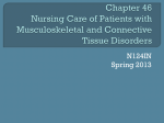Chapter 46 Nursing Care of Patients with Musculoskeletal and