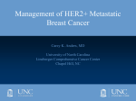 Management of metastatic HER2+ Breast Cancer and Receptor