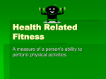 Health Related Fitness