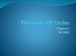 Theorems Of Circles