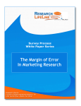 The Margin of Error In Marketing Research
