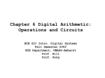 Chapter 6 Digital Arithmetic: Operations and Circuits