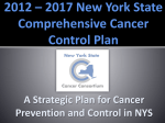 New York State Comprehensive Cancer Control Plan 2012
