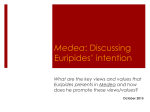 Medea: Discussing Euripides* intention