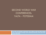 3.3 Yalta and Potsdam Conferences