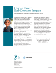 Ovarian Cancer Early Detection Program