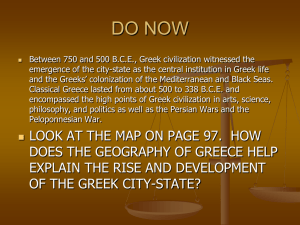Chapter 4: Ancient Greece