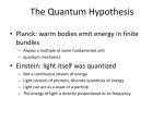 The Quantum Hypothesis slides