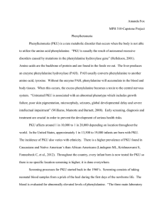 MPH 510-Phenylketonuria