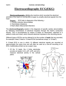 Electrocardiography (ECG)