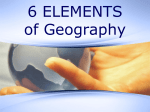 SIX ELEMENTS OF GEOGRAPHY