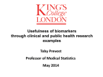 The usefulness of biomarkers through clinical and public health