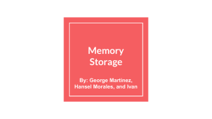 Memory Storage - HCC Learning Web
